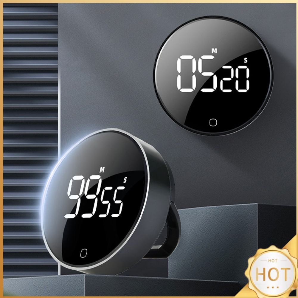 Digital Timer Countdown - LED Digital Countdown Timer USB Rechargeable