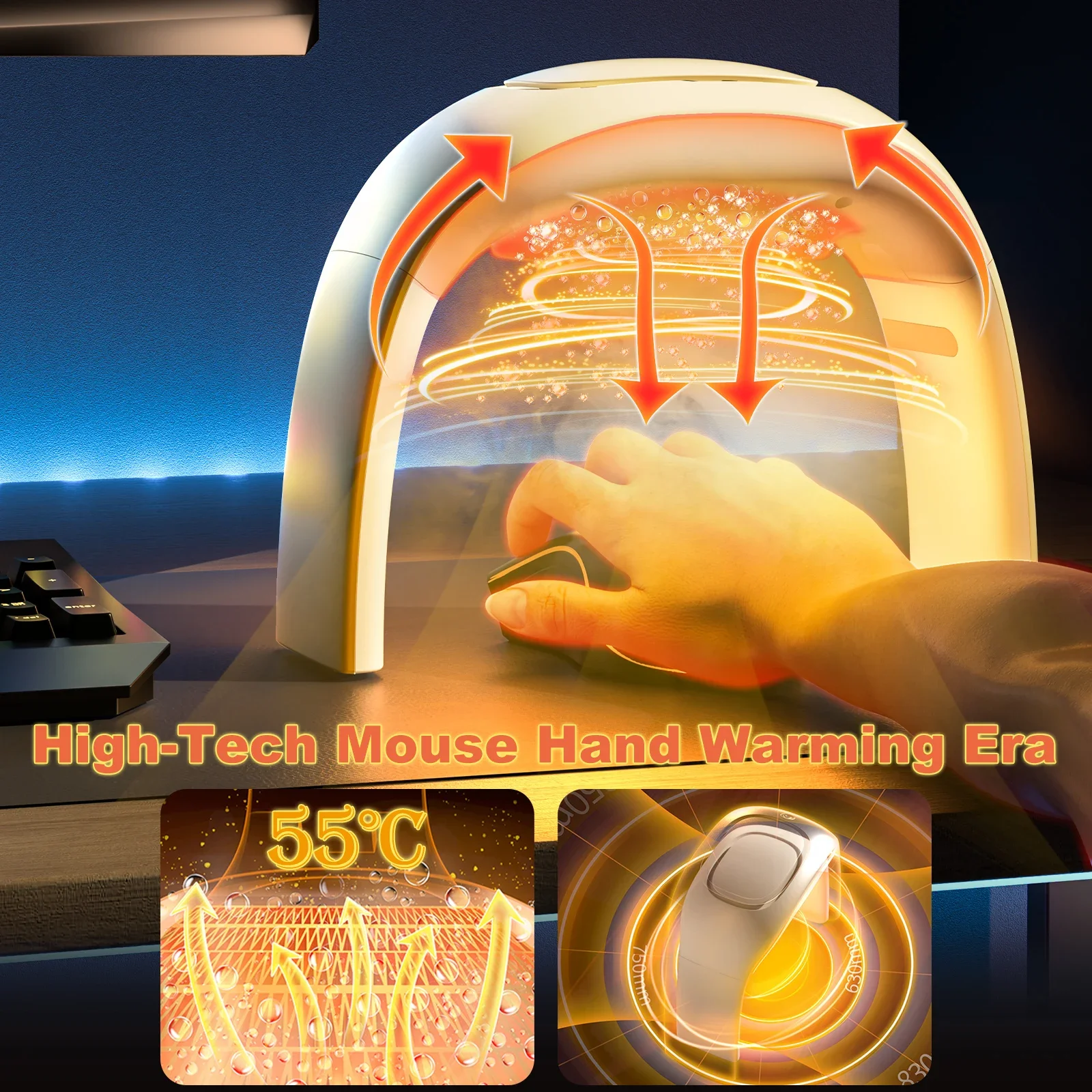 Eary Portable Winter Mouse Han - Office Tech Desk 评论和价格