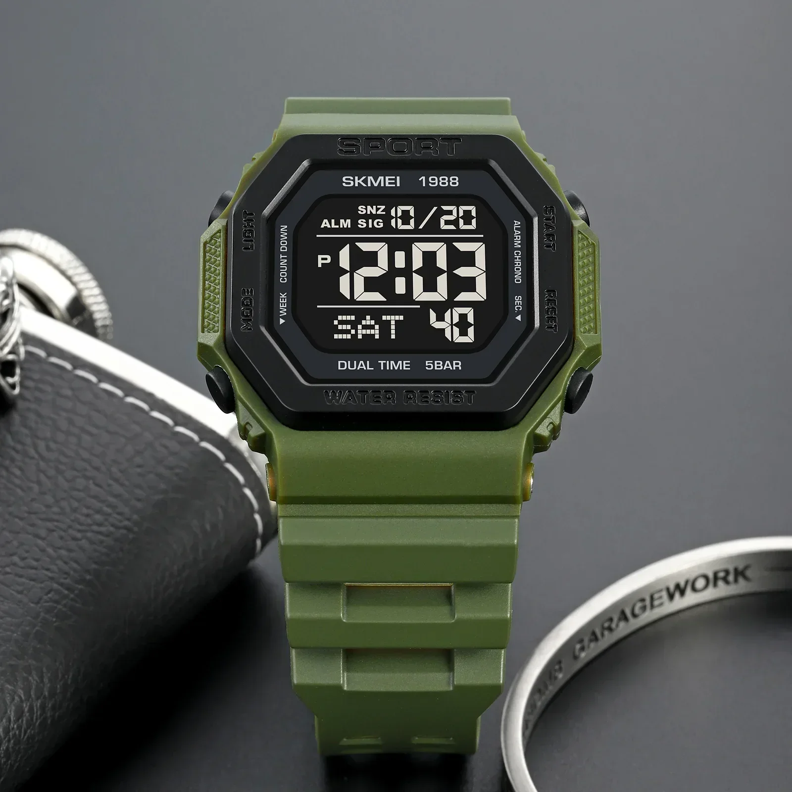 Skmei 1988 Men's Military Coun - Digital Timer Countdown 评论和价格