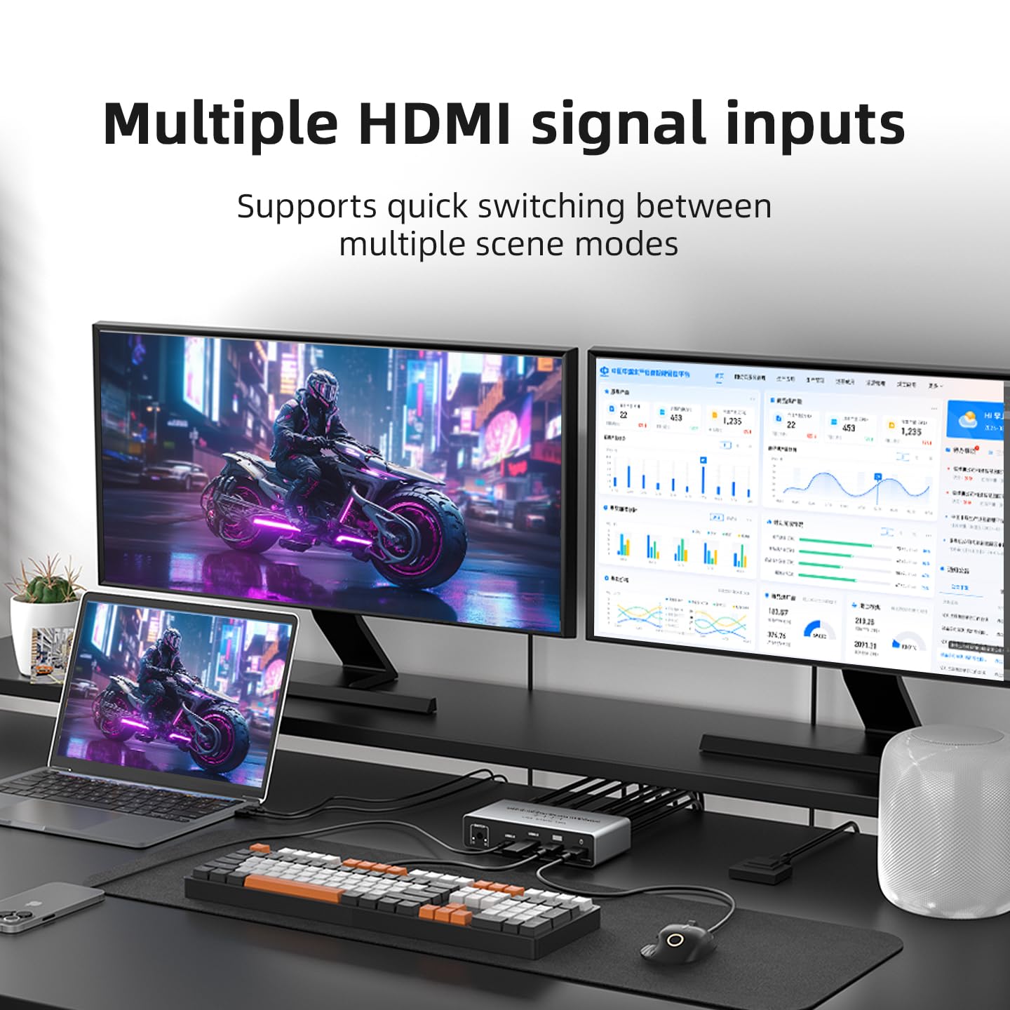 USB C HDMI DP KVM Switch 2 Mon - Kvm Switch Dual Monitor 评论和价格