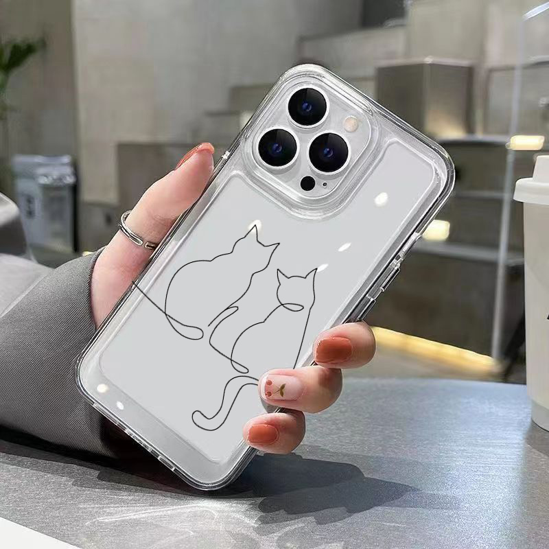Cute Line Cat Anti-drop Phone  - Receipt Printer Thermal 评论和价格