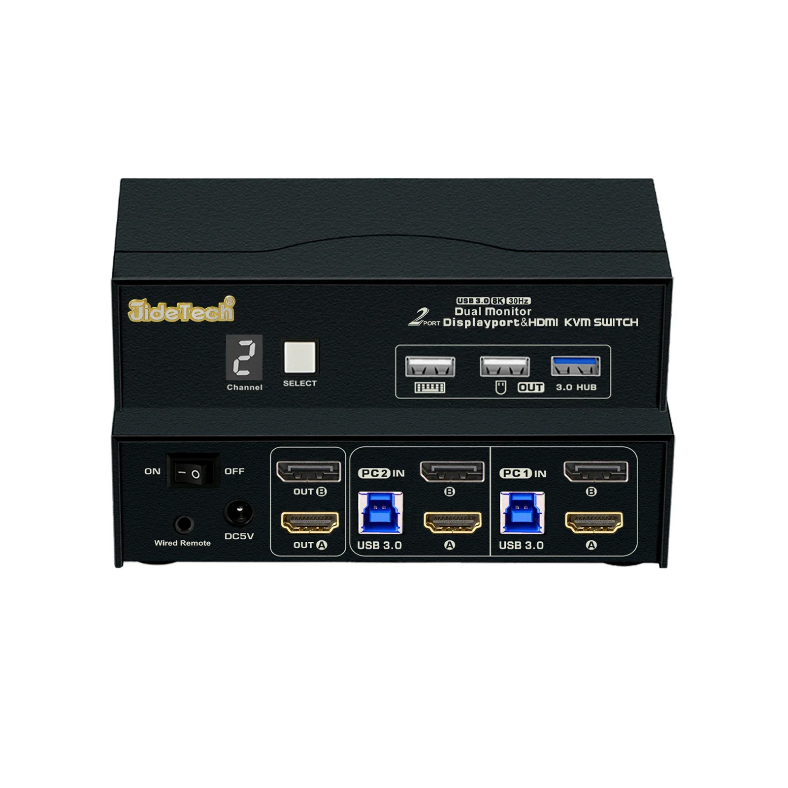 In stock JideTech 2 Computers  - Kvm Switch Dual Monitor 评论和价格