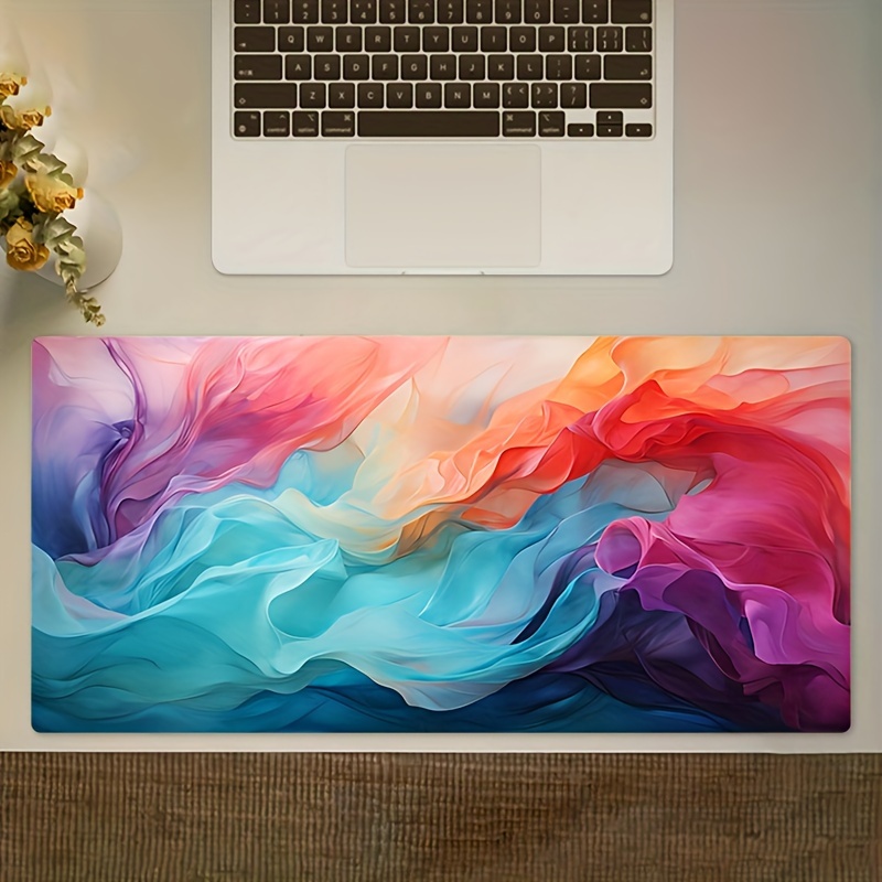 Large Abstract Color Mouse Pad - Office Tech Desk 评论和价格