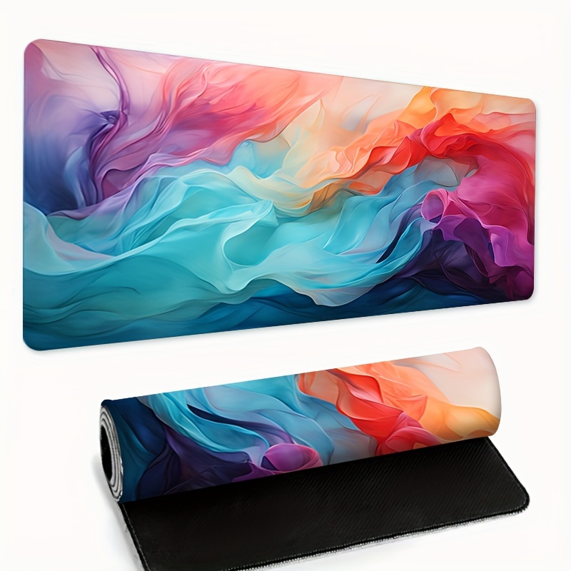 Large Abstract Color Mouse Pad - Office Tech Desk 评论和价格