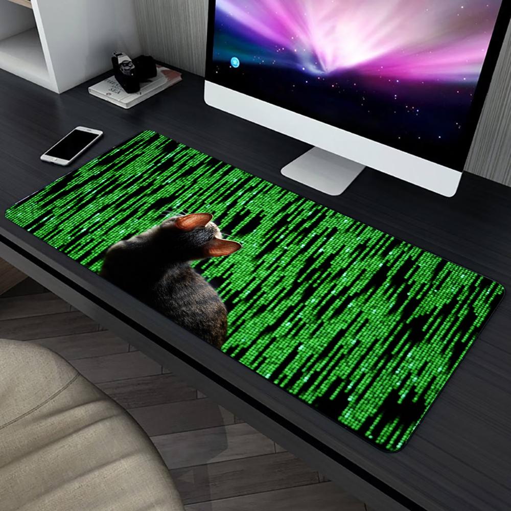 Tech Matrix Code Cat Art large - Office Tech Desk 评论和价格