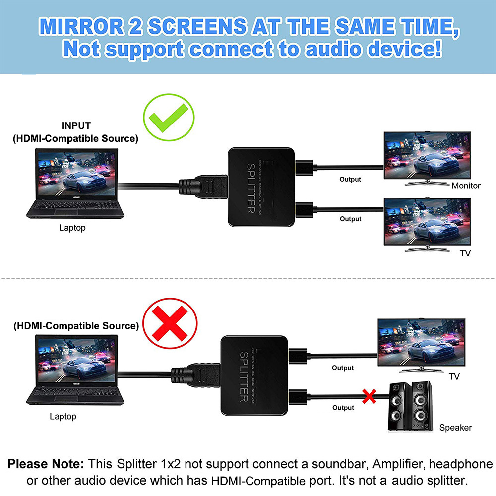 4K 1 in 2 out HDMI-compatible  - Kvm Switch Dual Monitor 评论和价格
