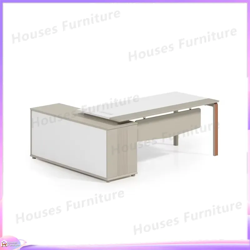 L Shaped Executive Desk Modern - Office Tech Desk 评论和价格
