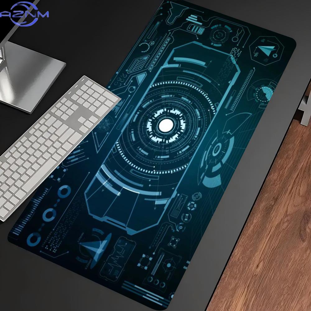 Dark Cyan Sci-Fi Circuit Exten - Office Tech Desk 评论和价格