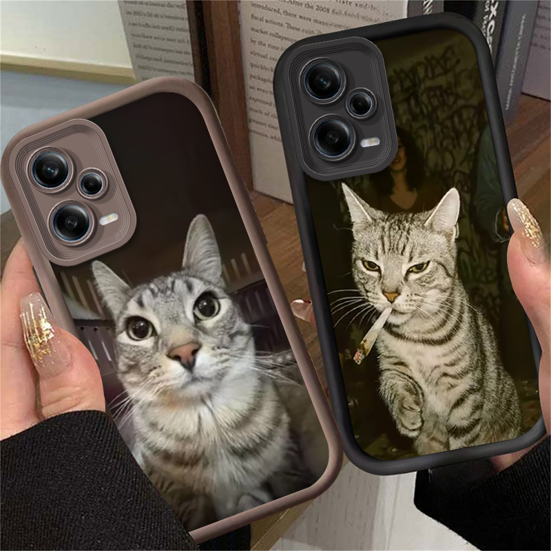 Trendy Cat Smoking Phone Case  - Receipt Printer Thermal 评论和价格