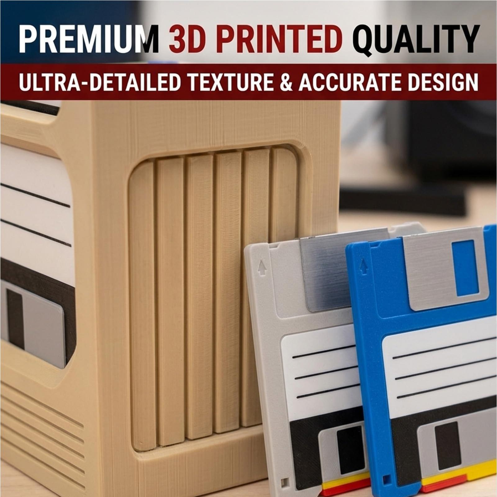 Retro Tech Coaster Holder Set  - Office Tech Desk 评论和价格
