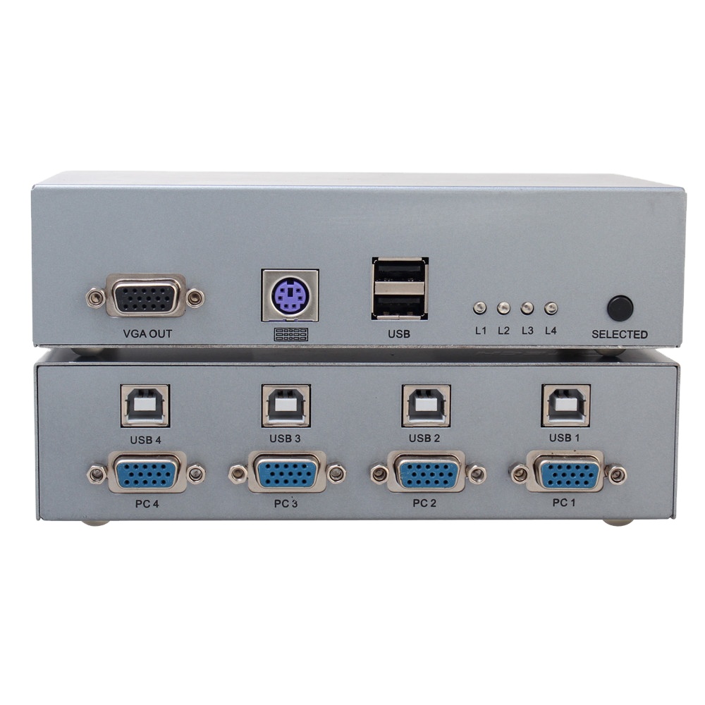 DTECH 4 Port USB HDMI KVM Exte - Kvm Switch Dual Monitor 评论和价格