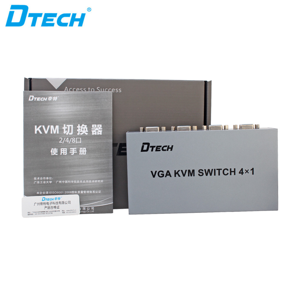 DTECH 4 Port USB HDMI KVM Exte - Kvm Switch Dual Monitor 评论和价格