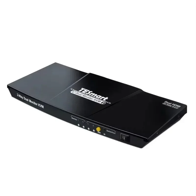 In stock TESmart HDMI KVM Vide - Kvm Switch Dual Monitor 评论和价格