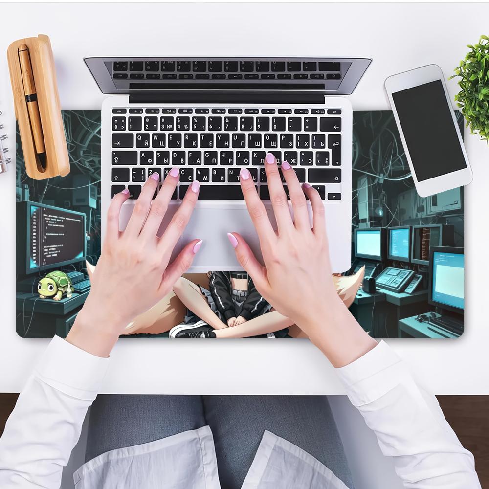 HYBXAXC Anime Fox Girl Gaming  - Office Tech Desk 评论和价格