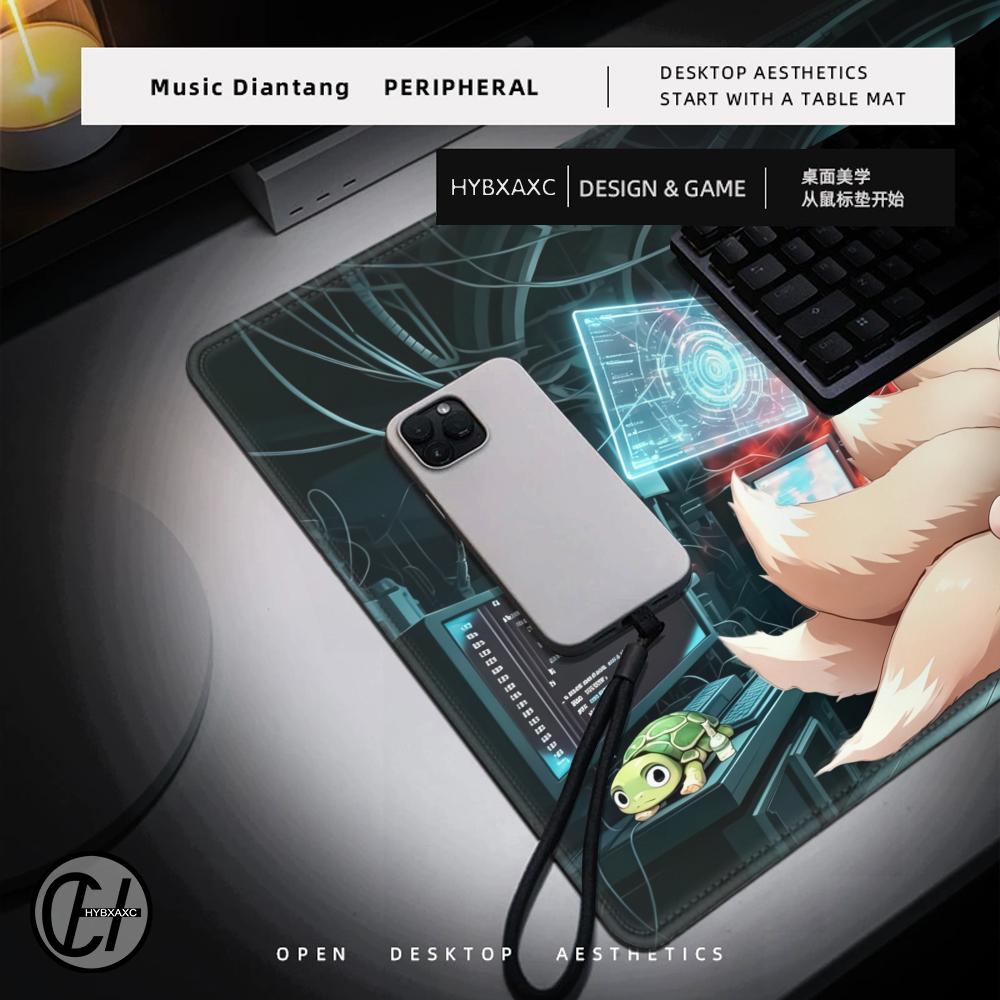 HYBXAXC Anime Fox Girl Gaming  - Office Tech Desk 评论和价格